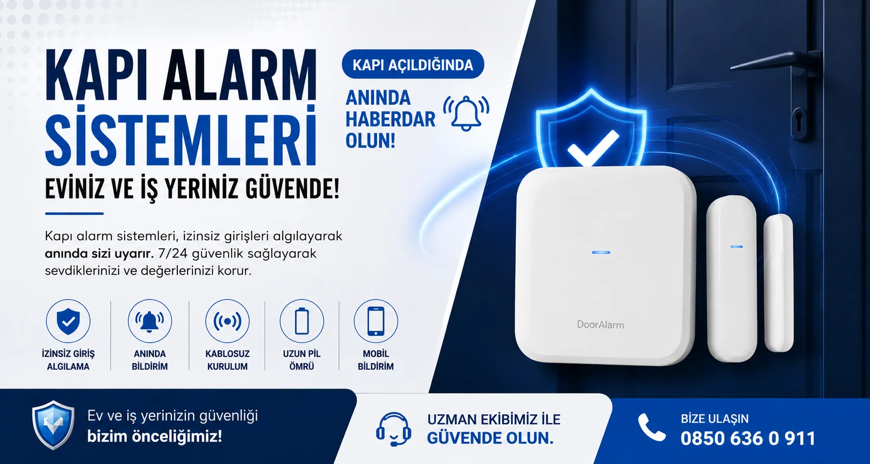 Kapı Alarmı Nedir? Kapı Alarm Sistemleri Nasıl Çalışır?