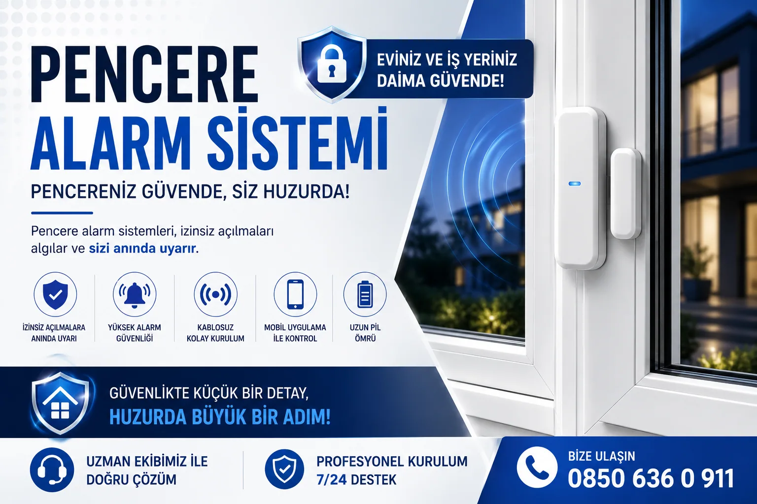 Pencere Alarmı Nedir? Nasıl Çalışır ve Neden Kullanılmalıdır?