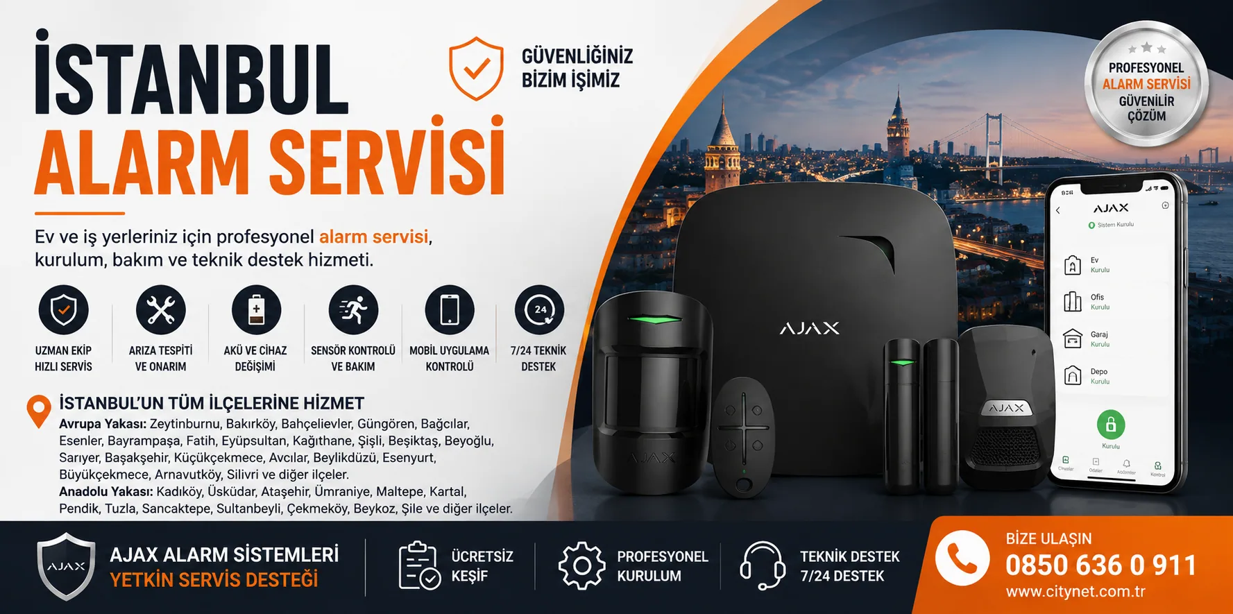 İstanbul Alarm Servisi