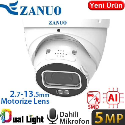 ZANUO IPC-E3511M-AS-L- 5 MEGAPİXEL DOME KAMERA