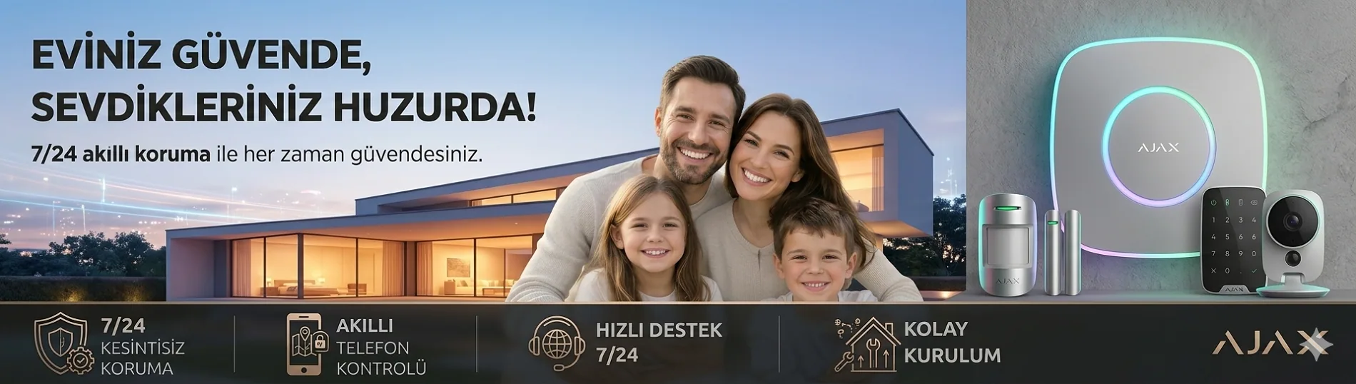 AJAX Kablosuz Alarm Sistemi