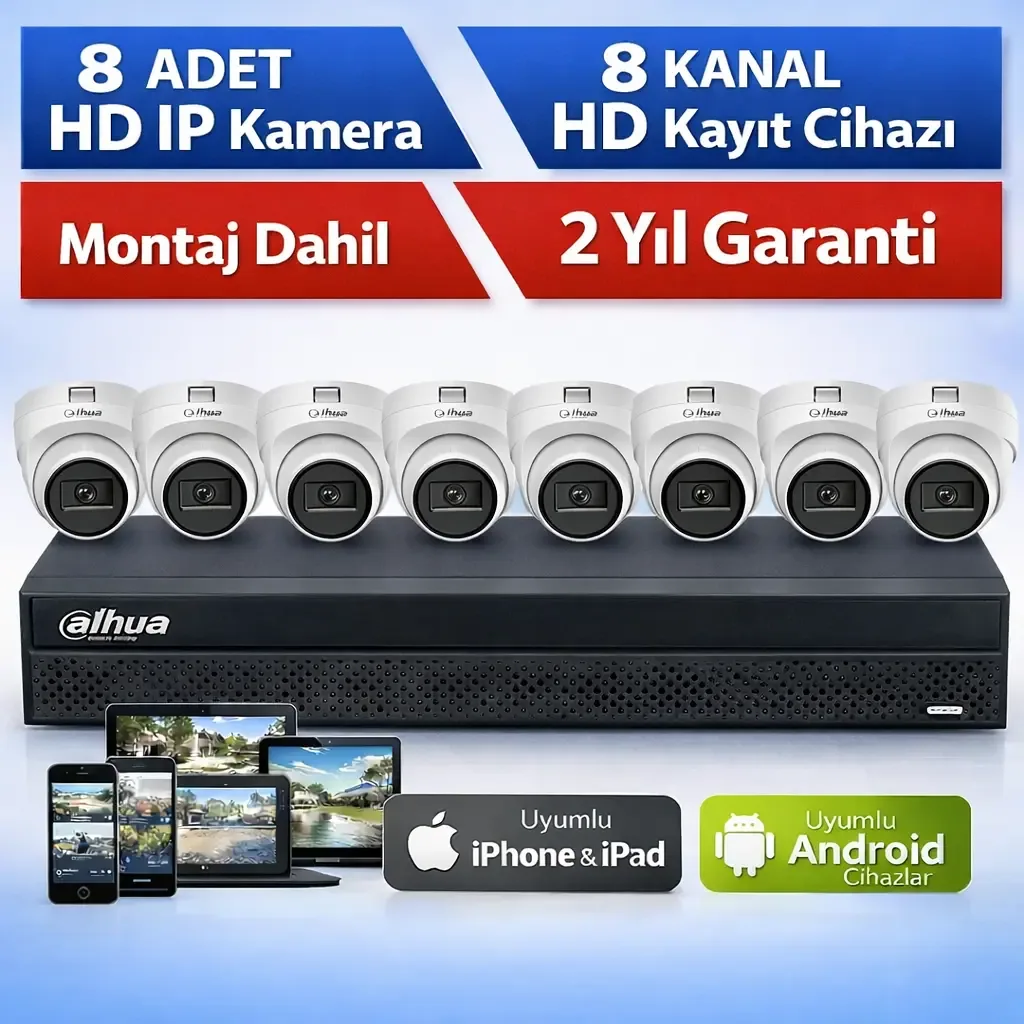 8 li Bebek Kamera Sistemi
