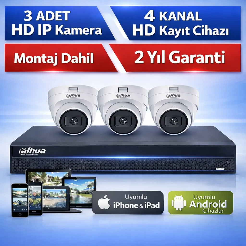 3 lü HD Kamera Sistemi