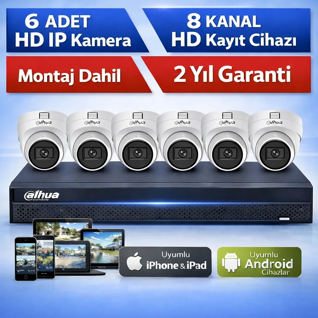 6 lı HD Kamera Sistemi