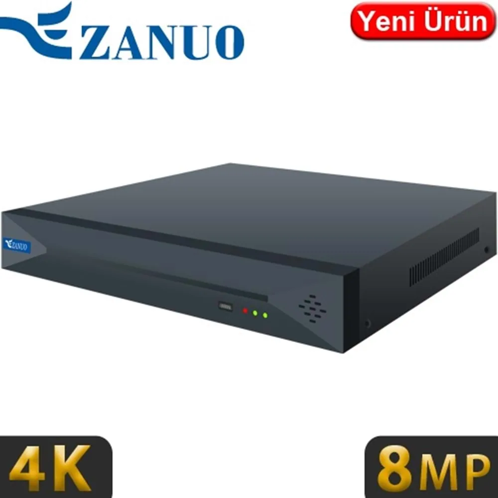 ZANUO NVR 8464E-I 64 KANAL NVR KAYIT CİHAZI