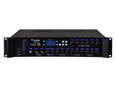 Westa WM-2250U 250 Watt 100 Volt USB-SD-Bluetooth 6 Bölgeli Trafolu Mixer Anfi