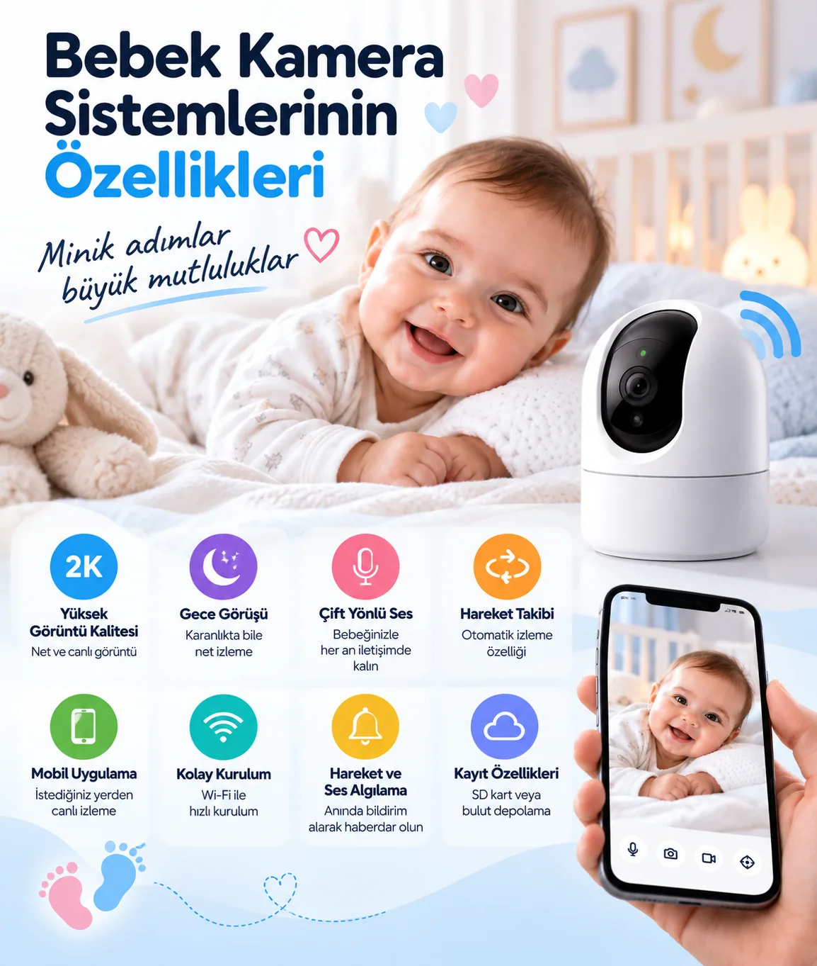 Bebek Kamera Sistemlerinin Özellikleri