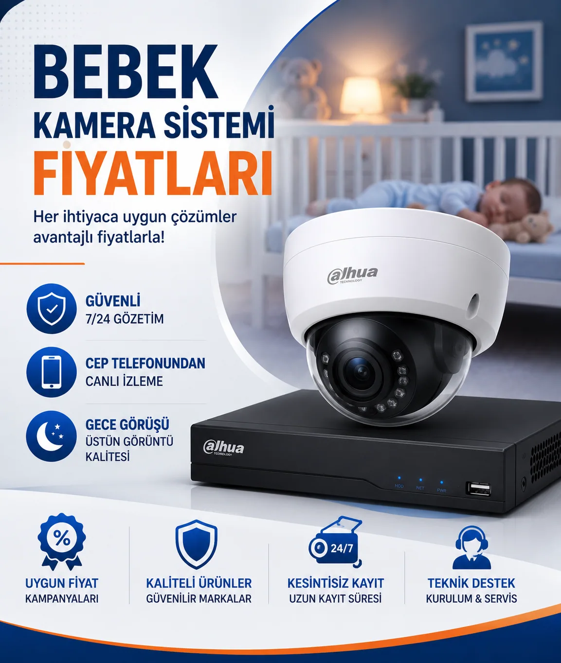 Bebek Kamera Sistemi Fiyatları