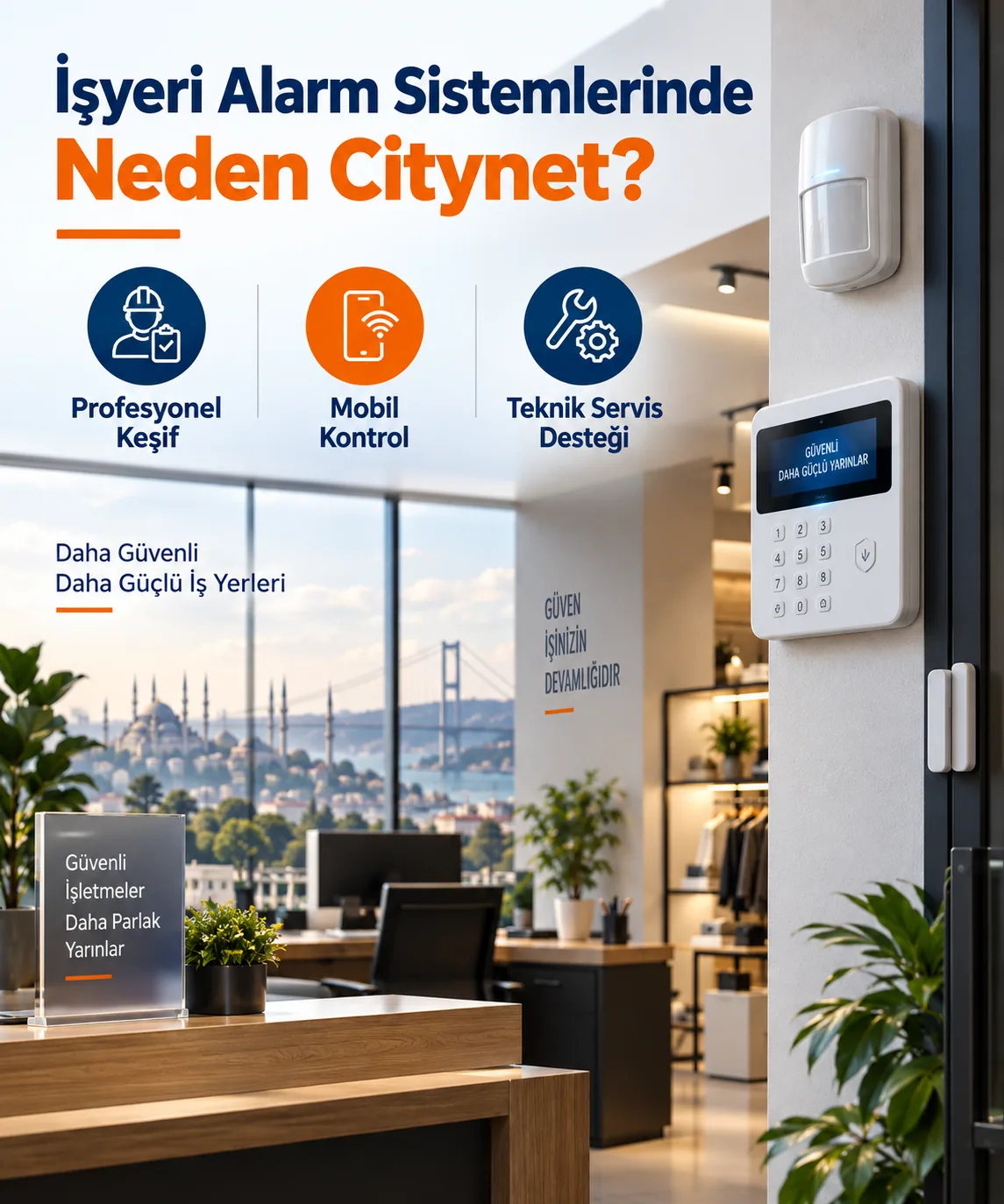 İşyeri Hırsız Alarm Sistemleri İçin Neden Citynet Alarm?