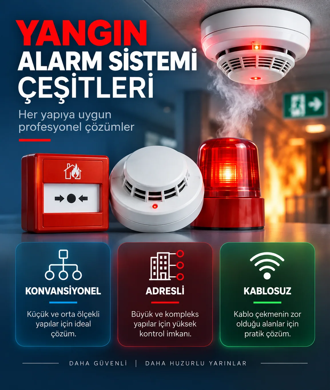 Yangın Alarm Sistemi Çeşitleri
