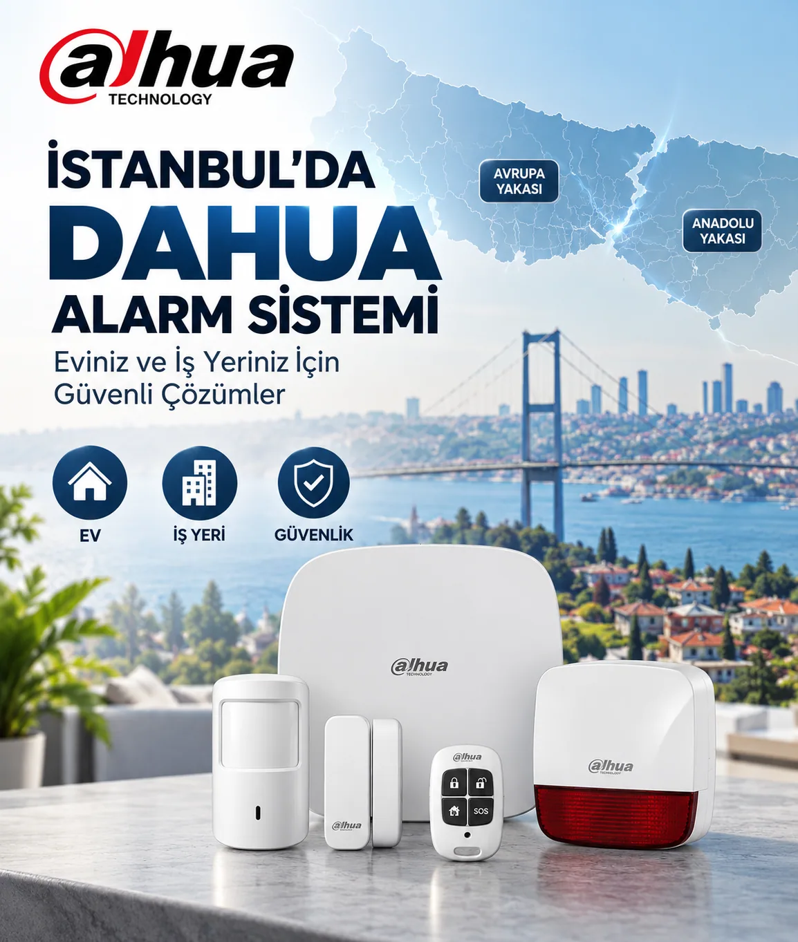 İstanbul Dahua Alarm Sistemi Kurulumu