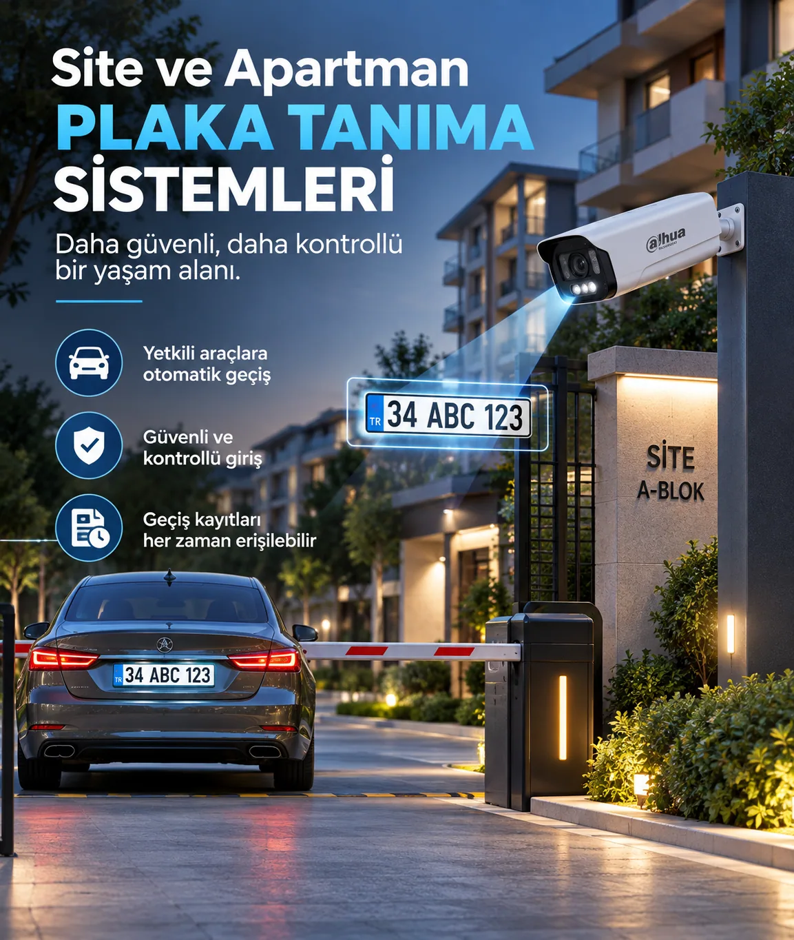 Site ve Apartman Plaka Tanıma Sistemleri